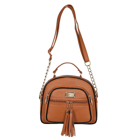 Elegant Chocolate Brown Dorry crossbody Sling Bag For Women