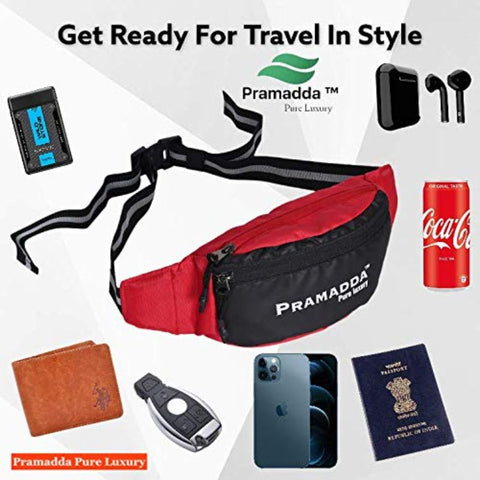 Pramadda Pure Luxury Waist Pouch Bag | Crossbody Bag | Unisex Fanny Bag