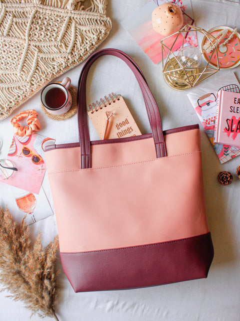 Cotton Candy Solid Tote Bag