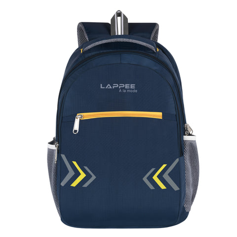 Lappee Air Elegant Blue Casual Laptop Backpack With Rain Cover For Men And Women | Backpacks For School College Office.