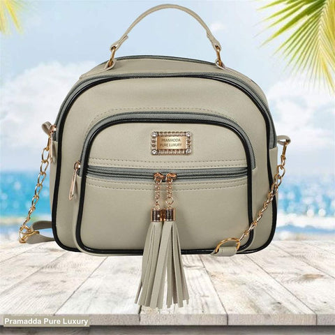 Elegant Chocolate Brown Dorry crossbody Sling Bag For Women