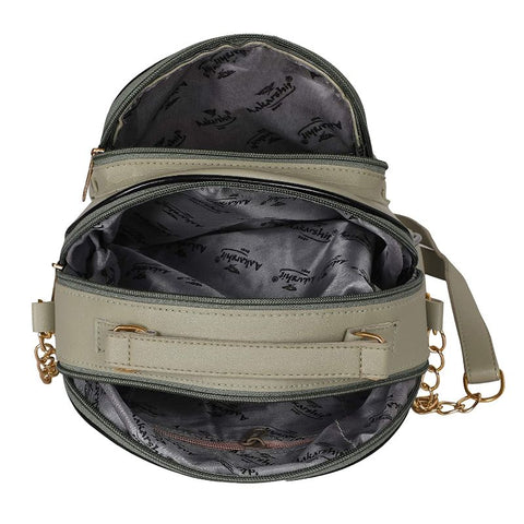 Elegant Chocolate Brown Dorry crossbody Sling Bag For Women