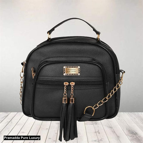 Elegant Chocolate Brown Dorry crossbody Sling Bag For Women