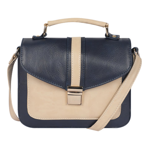 Elegant Navy Blue Rachel Mobile Sling Bag for women