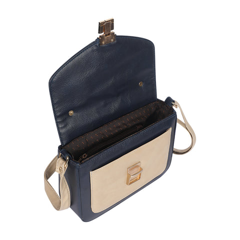 Elegant Navy Blue Rachel Mobile Sling Bag for women