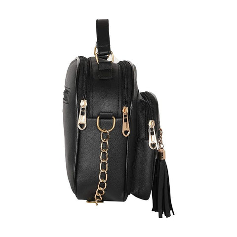 Elegant Chocolate Brown Dorry crossbody Sling Bag For Women