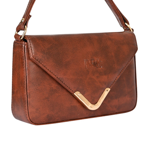 Classic Chocolate Brown Georgia Purse For women