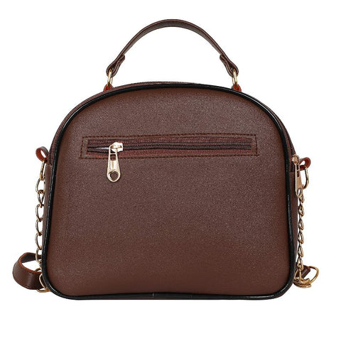 Elegant Chocolate Brown Dorry crossbody Sling Bag For Women