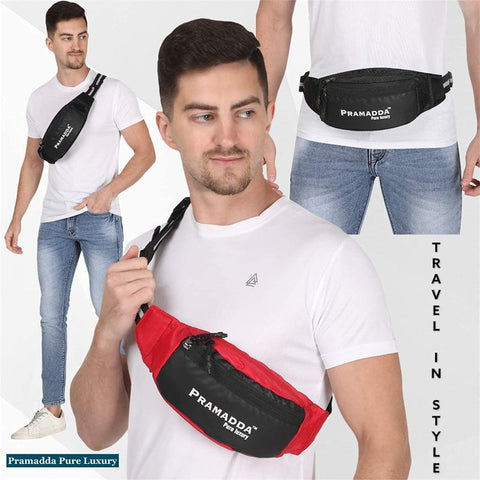 Pramadda Pure Luxury Waist Pouch Bag | Crossbody Bag | Unisex Fanny Bag