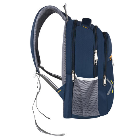 Lappee Air Elegant Blue Casual Laptop Backpack With Rain Cover For Men And Women | Backpacks For School College Office.