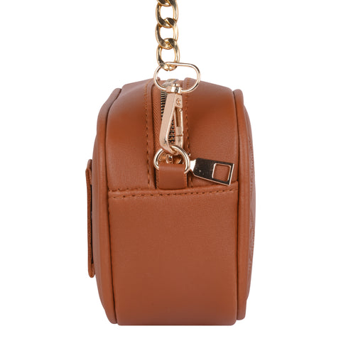 Stylish Beautiful Flower Emboss Crossbody Sling Bag For Women