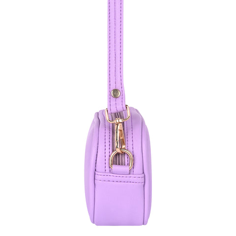 Gorgeous Lilac Mexico Sling Bag | Side Crossbody Shoulder Bag | Mini Makeup Pouch | 8 inch