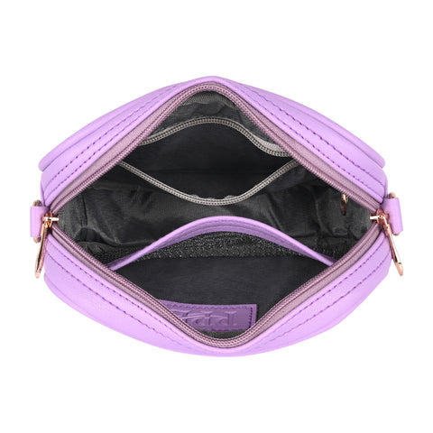 Gorgeous Lilac Mexico Sling Bag | Side Crossbody Shoulder Bag | Mini Makeup Pouch | 8 inch
