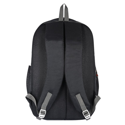 Lappee Black Meta Pro Casual Laptop Backpack With Rain Cover For Men And Women | Backpacks For School College Office.