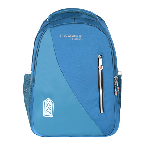 Lappee Airport Blue Meta Pro Casual Laptop Backpack With Rain Cover For Men And Women | Backpacks For School College Office.