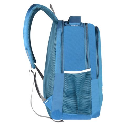 Lappee Airport Blue Meta Pro Casual Laptop Backpack With Rain Cover For Men And Women | Backpacks For School College Office.