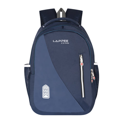 Lappee Blue Meta Pro Casual Laptop Backpack With Rain Cover For Men And Women | Backpacks For School College Office.