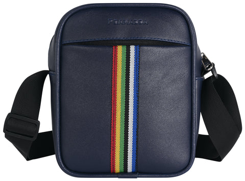 Midnight Blue Tourister Rainbow Sling Bag For Men Side Crossbody Bag