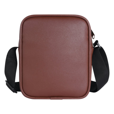 Chocolate Brown Tourister Sling Bag | Tograin Vegan Leather