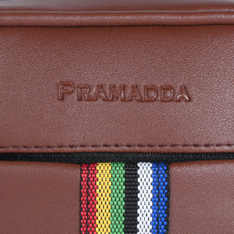 Chocolate Brown Tourister Sling Bag | Tograin Vegan Leather