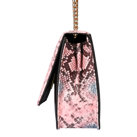 Stylish Peach Snake Sling for women side shoulder chain