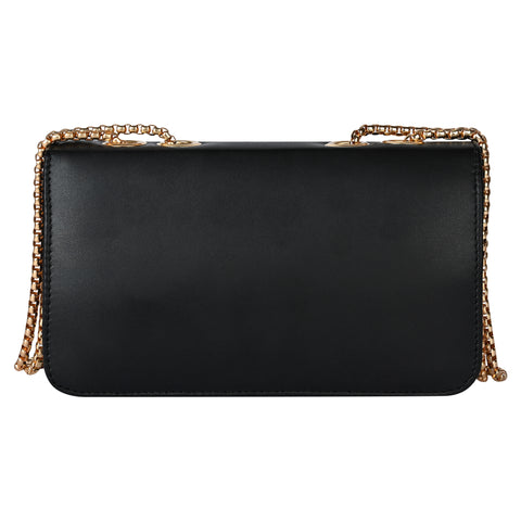 Elegant Black Ibiza Sling bag for women Side Shoulder Chain purse.