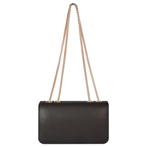 Stylish Mocha Brown Ibiza Sling bag for women Side Shoulder Chain purse.
