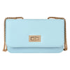 Elegant Blue Ibiza Sling bag for women Side Shoulder Chain purse.