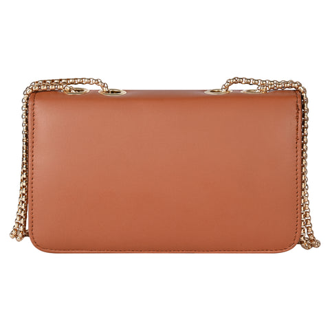 Royal Tan Ibiza Sling bag for women Side Shoulder Chain purse.