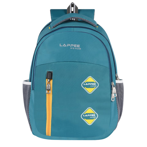 Lappee Pro Green Casual Laptop Backpack With Rain Cover For Men And Women | Backpacks For School College Office.