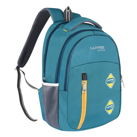Lappee Pro Green Casual Laptop Backpack With Rain Cover For Men And Women | Backpacks For School College Office.