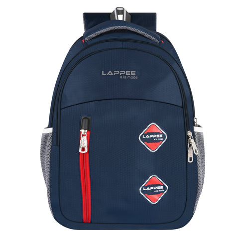 Lappee Pro Blue Casual Laptop Backpack With Rain Cover For Men And Women | Backpacks For School College Office.