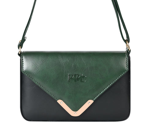 Stylish Green Georgia Purse For Women.