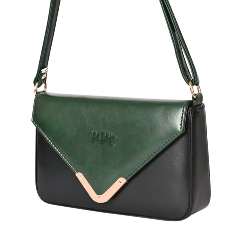 Stylish Green Georgia Purse For Women.