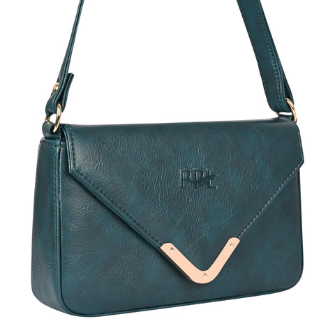 Gorgeous Turquoise Green Georgia Purse For Women.