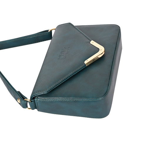 Gorgeous Turquoise Green Georgia Purse For Women.