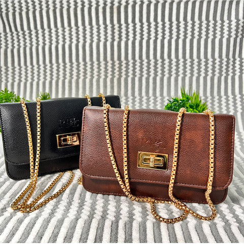 Stylish Mocha Brown Phuket Mobile sling bag for women side shoulder purse