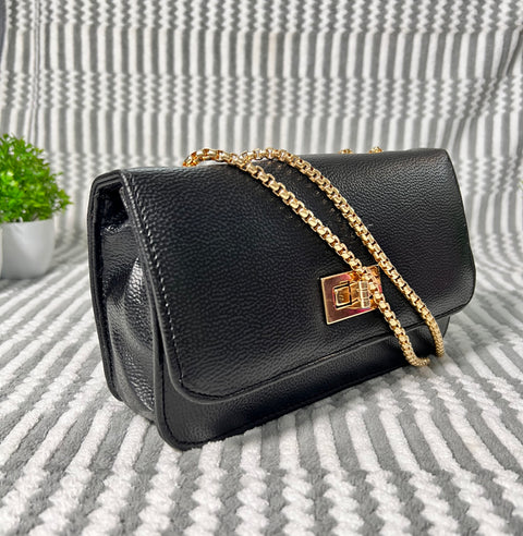 Elegant Black Phuket Mobile sling bag for women side shoulder purse