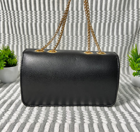 Elegant Black Phuket Mobile sling bag for women side shoulder purse