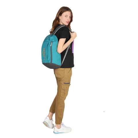Pramadda Pure Luxury GOLD 21 L Turquoise Green Casual Everyday Backpack For Men Women | Mini Bags For Boys Girls | School College Travel Sports (45 X 29 X 22 Centimetres)