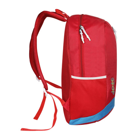Pramadda Pure Luxury Sporty Red Never Stop 30L Casual Backpack For School College Travel ( 18 Inches )