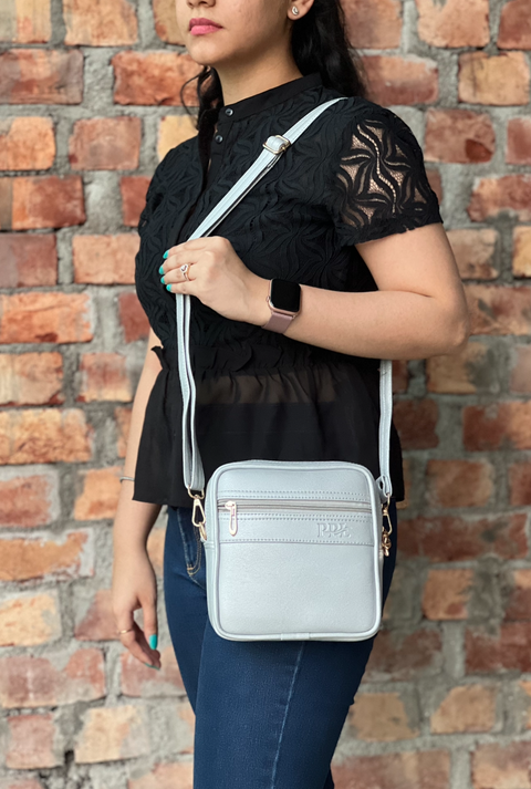 Classic Faux Leather Square Mobile Sling Bags for Women