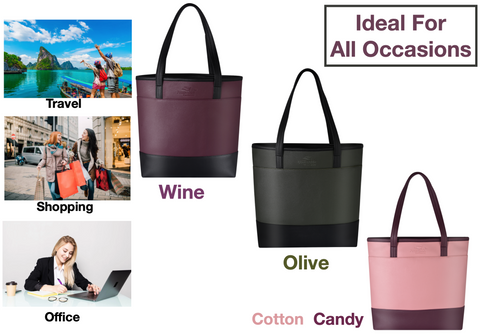 Cotton Candy Solid Tote Bag