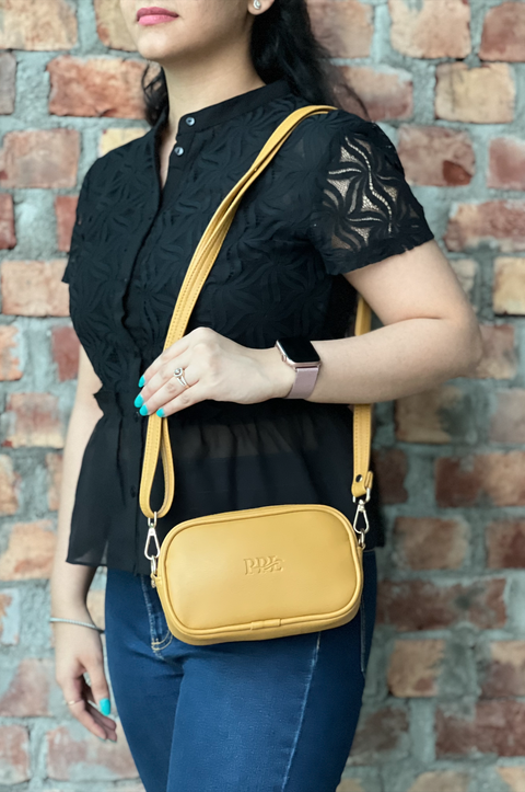 Classic Mustard Mexico Sling Bag For Women Side Crossbody bag for Girls