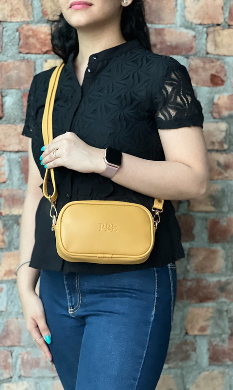 Classic Mustard Mexico Sling Bag For Women Side Crossbody bag for Girls