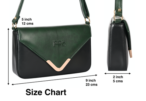 Stylish Green Georgia Purse For Women.