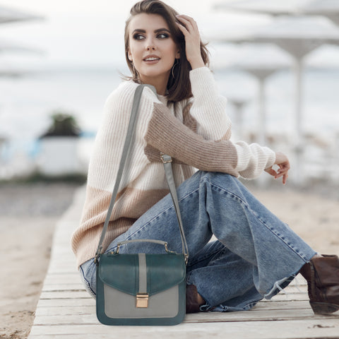 Elegant Turquoise Green Rachel Purse for women