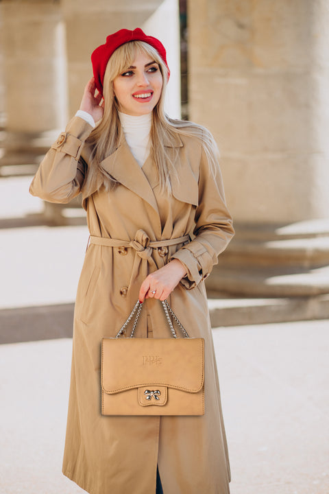 Royal beige Emily Side Shoulder Sling Bag
